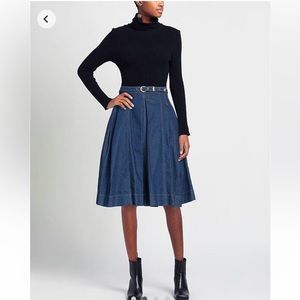 Versace jeans denim skirt